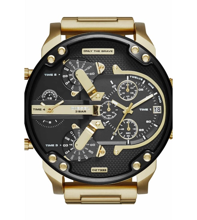 Diesel Mr Daddy 2 Gold Multi-Function Watch - Dz7333I
