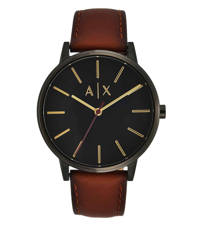 Armani Exchange Cayde Analog Black Dial Men'S Watch