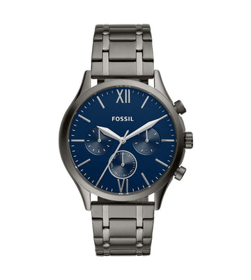 FOSSIL Fenmore Midsize Multifunction Smoke Stainless Steel Watch BQ2401I