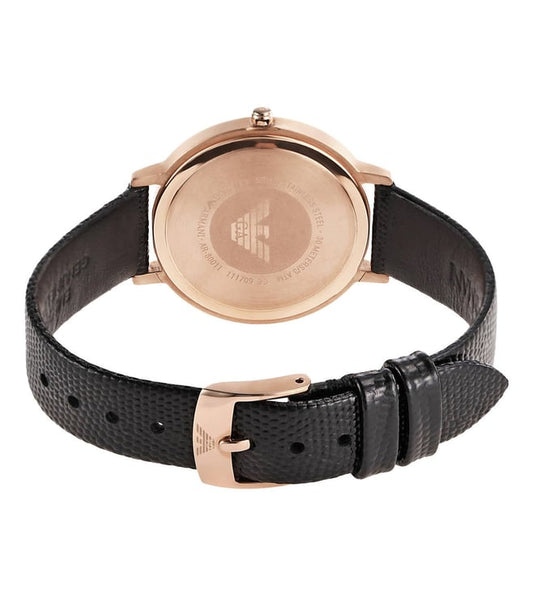 Emporio Armani AR80011 Kappa Analog Watch for Women With Bracelet and Earrings