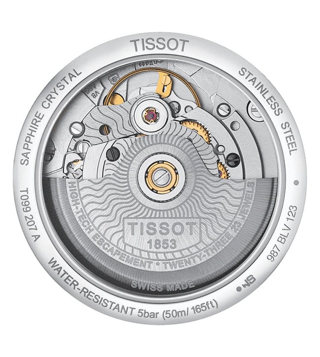 TISSOT T0992071104800 T-Classic Chemin des Tourelles Powermatic 80 Automatic Watch for Women