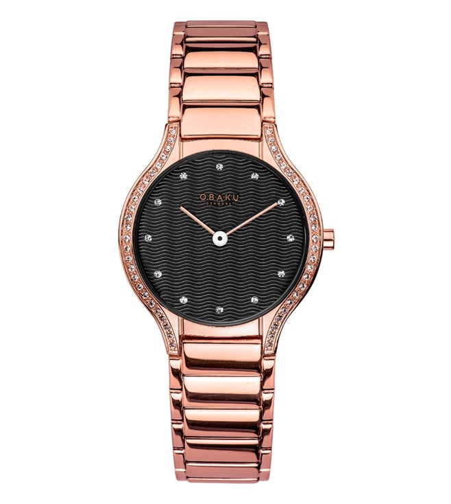 OBAKU V276LEVBSV Acacie Merlot Analog Watch for Women