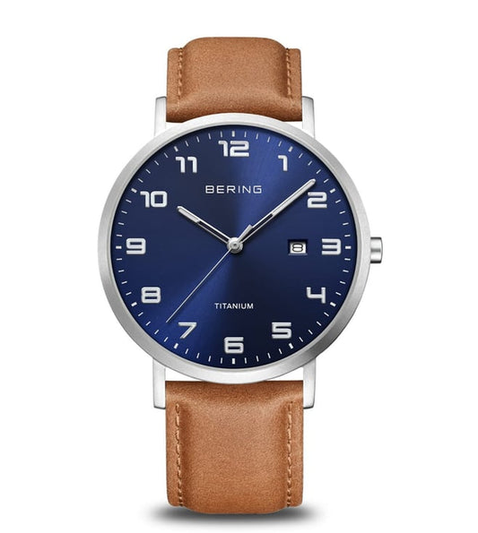 BERING 18640-567 Titanium Watch With Bracelet For Men