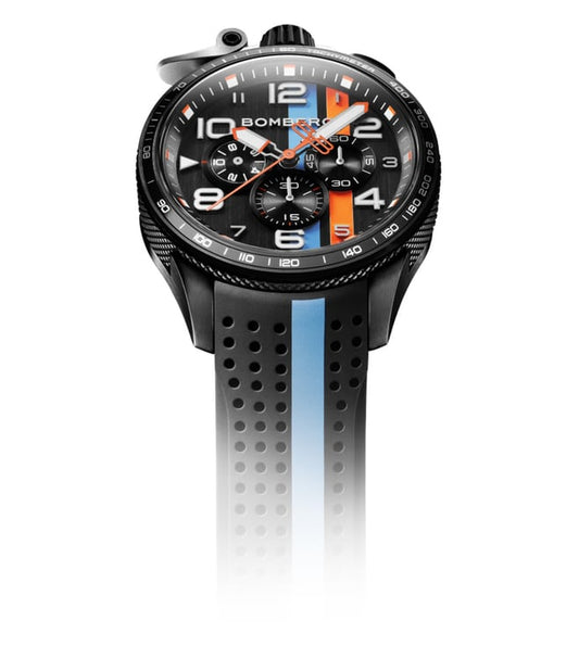 BOMBERG BS45CHPBA.059-6.10 BOLT-68 RACING Chronograph Watch for Men