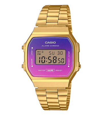 VINTAGE COLLECTION A168WERG-2ADF - D284 Gold Vintage Digital Watch