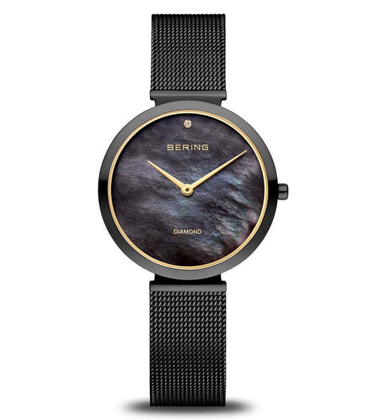 Classic | polished black | 18132-132 - Kamal Watch Company