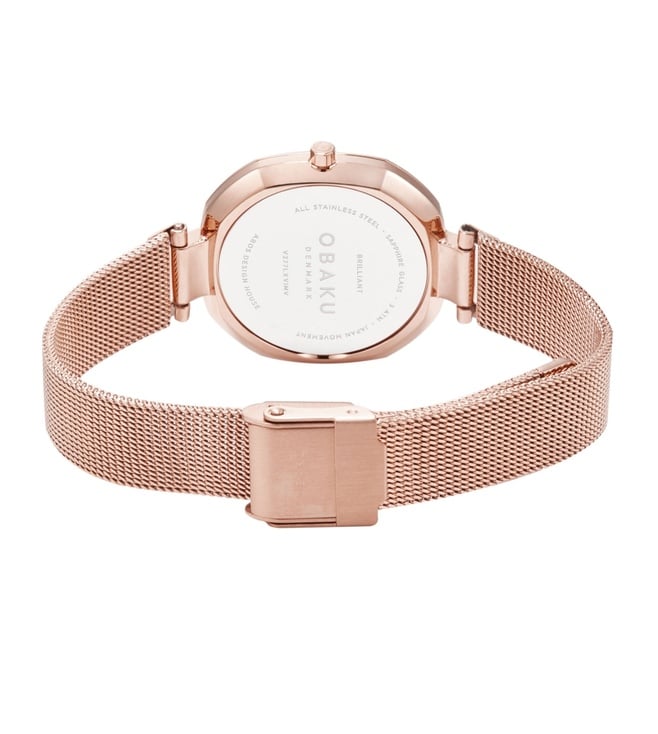 OBAKU V277LXVIMV_LUX Brilliant Analog Watch for Women