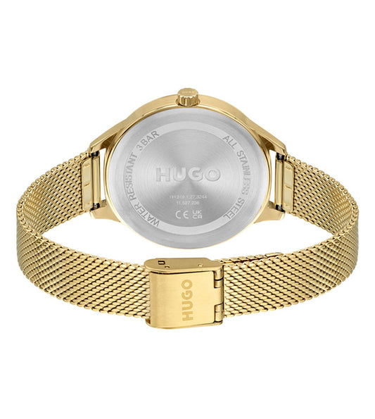 HUGO 1540116 Flash Crystals Analog Watch For Women - Kamal Watch Company