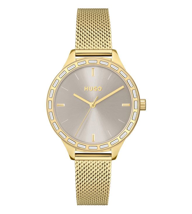 HUGO 1540116 Flash Crystals Analog Watch For Women - Kamal Watch Company