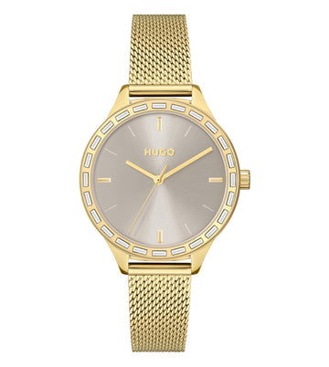 HUGO 1540116 Flash Crystals Analog Watch For Women - Kamal Watch Company