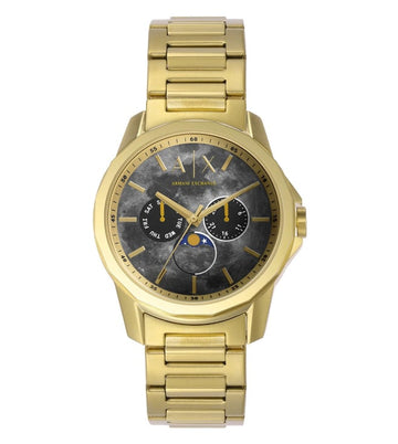 Armani Exchange Quartz 44 mm Grey Dial Stainless Steel Analog Watch for Men - AX1737I