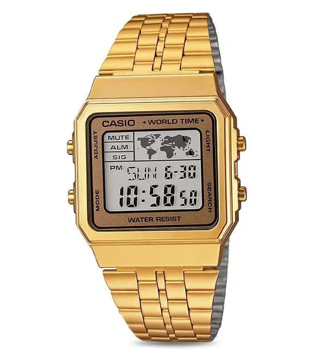VINTAGE COLLECTION A500WGA-9DF - D134 Gold Digital - Unisex Watch