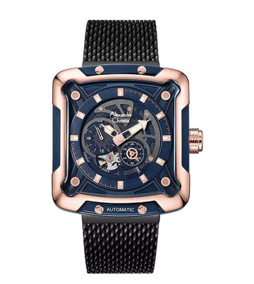 ALEXANDRE CHRISTIE 3039MABURBU AC 3039 MAB Mech Automatic Watch for Men - Kamal Watch Company