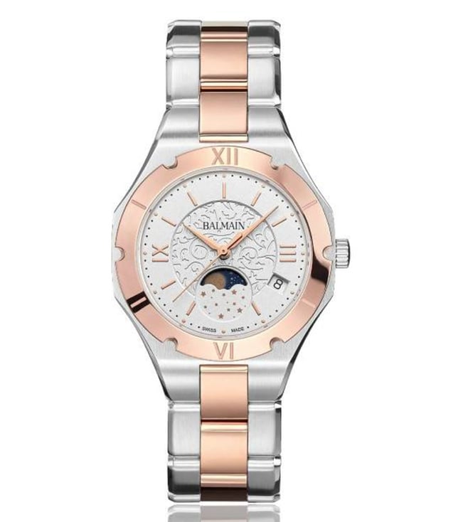 BALMAIN B45983312 Moonphase Swiss Made Analog Watch for Women