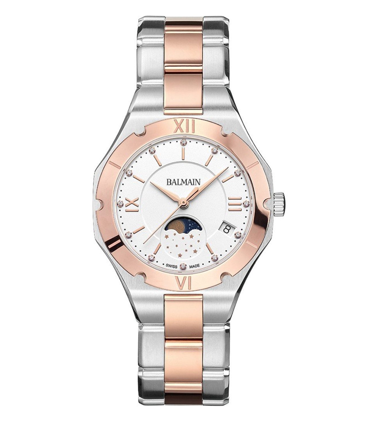 BALMAIN B45983322 Moonphase Swiss Made Analog Watch for Women