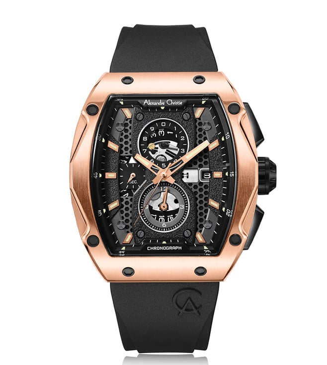 Alexandre Christie 6608MCRRGBA Chronograph Watch for Men