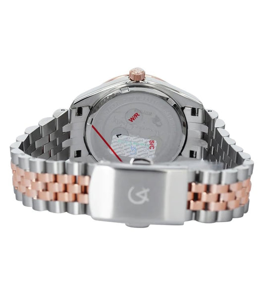 ALEXANDRE CHRISTIE Classic Steel Sapphire Quartz Women 32mm 5012LDBTRRGSL