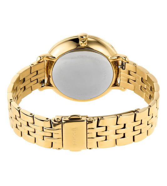 FOSSIL Jacqueline Sun Moon Multifunction Gold-Tone Stainless Steel Watch