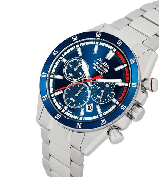 ALBA AT3J27X1 Fashion Chronograph Watch for Men
