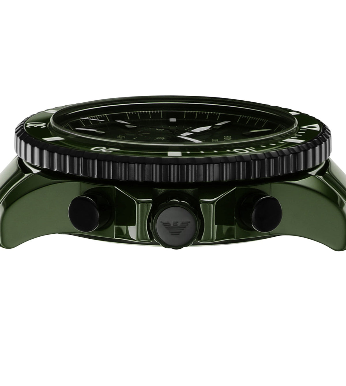 Emporio Armani Chronograph Green Ceramic WatchAR70011I