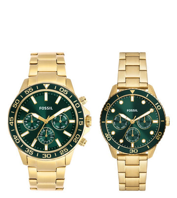FOSSIL BQ2754SET Bannon Analog Couple Watch