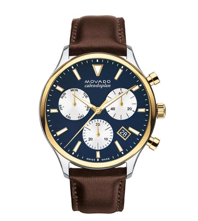 MOVADO 3650162 Heritage Chronograph Watch for Men