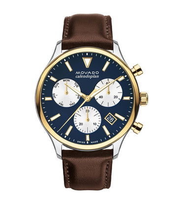 MOVADO 3650162 Heritage Chronograph Watch for Men