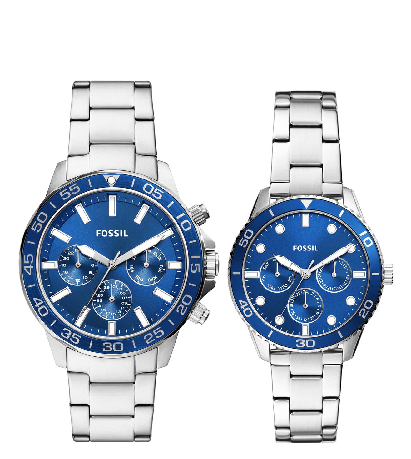 FOSSIL BQ2828SET Bannon Analog Couples Watch