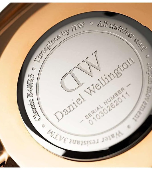 Daniel Wellington Classic Men Black Round Dial Analog Watch - DW00100127K