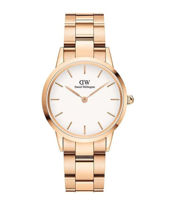 Daniel Wellington Iconic Women White Round Dial Analog Watch - DW00100211K
