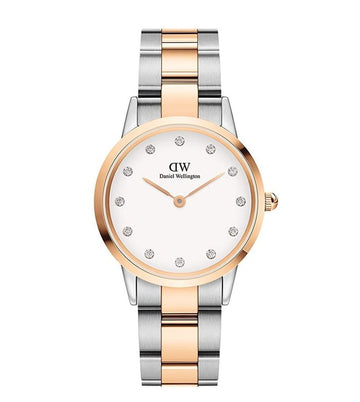 Daniel Wellington Iconic Women White Round Dial Analog Watch - DW00100358K