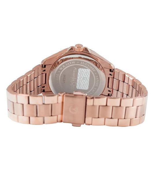 ALEXANDRE CHRISTIE Embellished Quartz Multifunction Women 35mm 2A50BFBRGSL