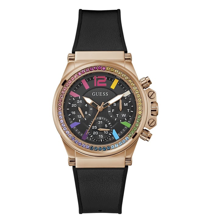 GUESS CHARISMA Women Black Round Dial Analog Watch - GW0562L3