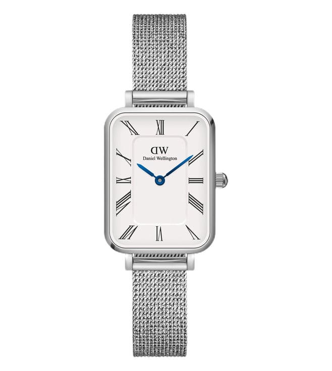 Daniel Wellington Quadro Women White Rectangle Dial Analog Watch - DW00100690K
