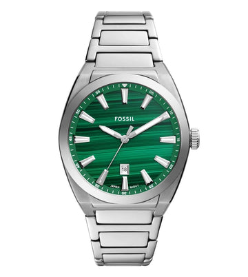 FOSSIL Everett Three-Hand Date Stainless Steel Watch FS6056