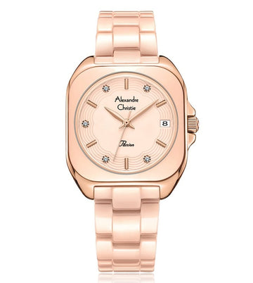 ALEXANDRE CHRISTIE Ceramic Quartz Women 30mm 2B31LDBRGPN