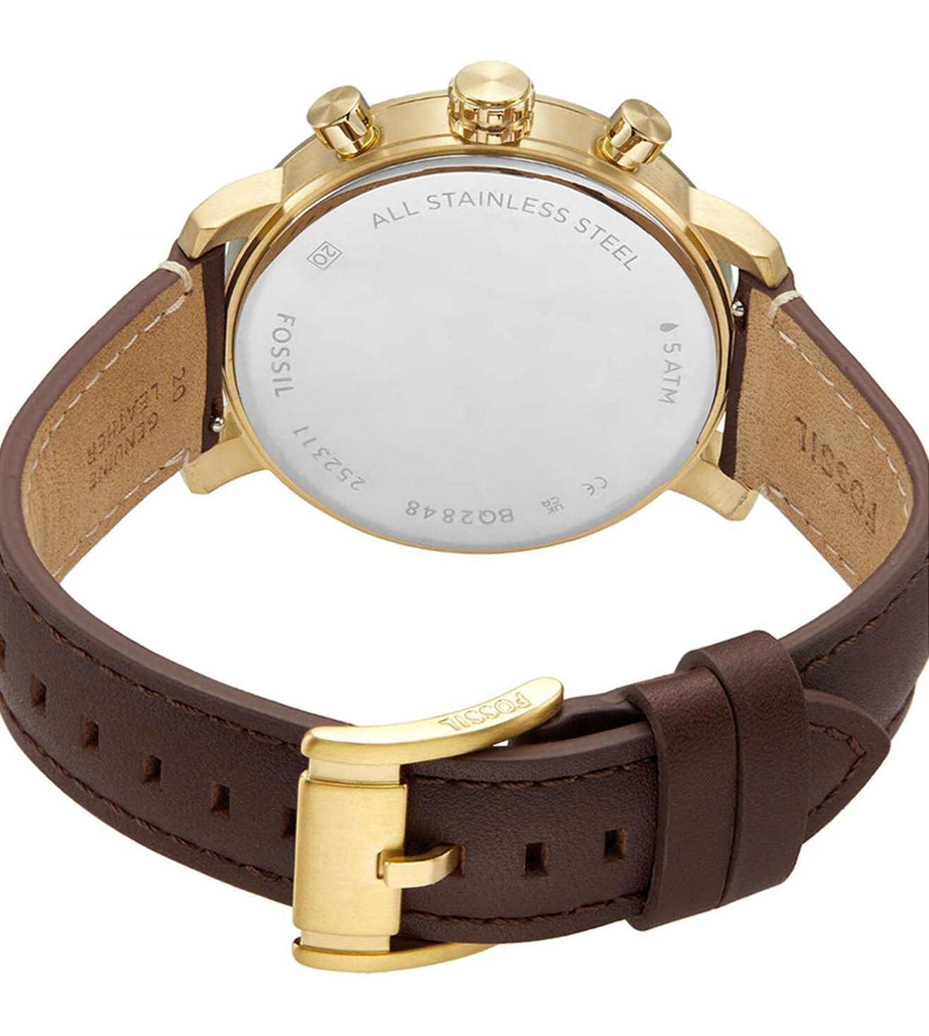 Fossil Bq1009 Fossil Rhett Chronograph Leather Watch Fossil Bq1009