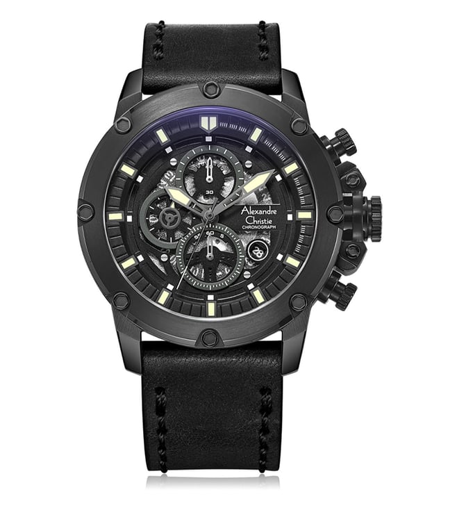 ALEXANDRE CHRISTIE Chrono Quartz Chronograph Men 46mm 6564MCLIPBA