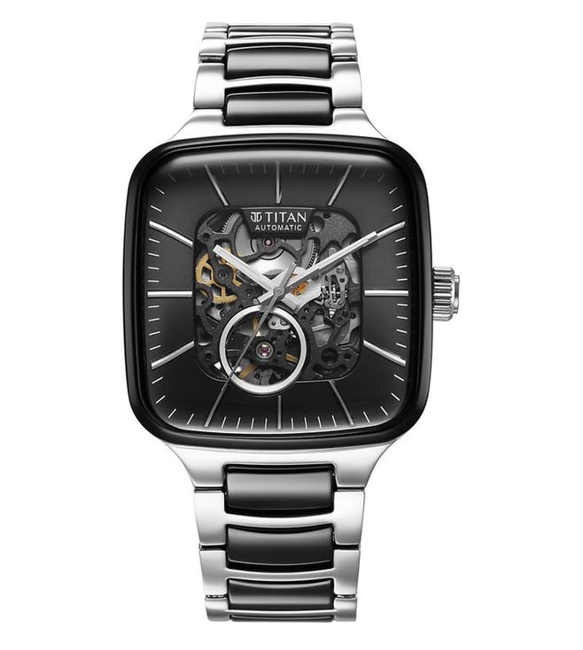 Titan 90175KD01 Ceramic Fusion Automatic Watch for Men