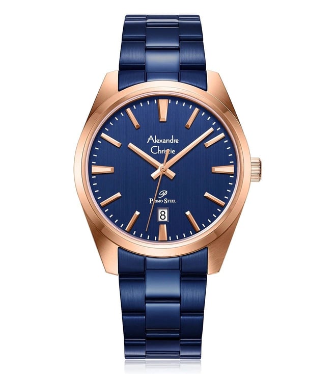 ALEXANDRE CHRISTIE Primo Steel Quartz Men 40mm 1035MDBURBU