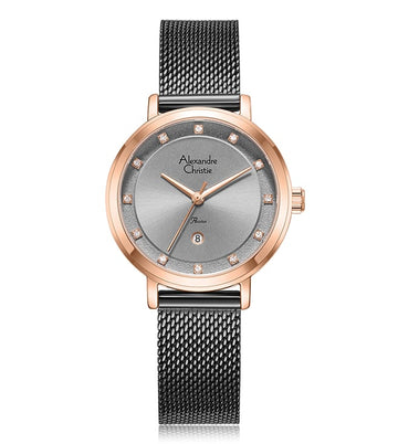 ALEXANDRE CHRISTIE 2B46LDBGRGR AC Collection Classic Analog Watch for Women