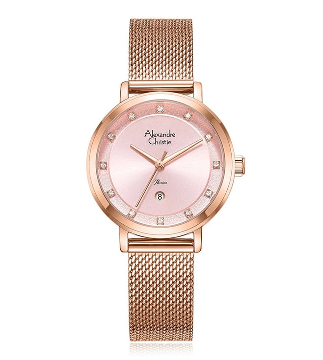 ALEXANDRE CHRISTIE 2B46LDBRGPN AC Collection Classic Analog Watch for Women