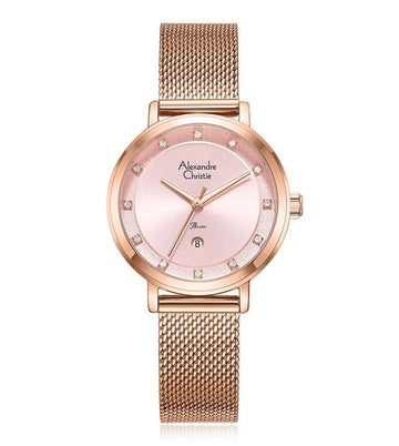 ALEXANDRE CHRISTIE 2B46LDBRGPN AC Collection Classic Analog Watch for Women