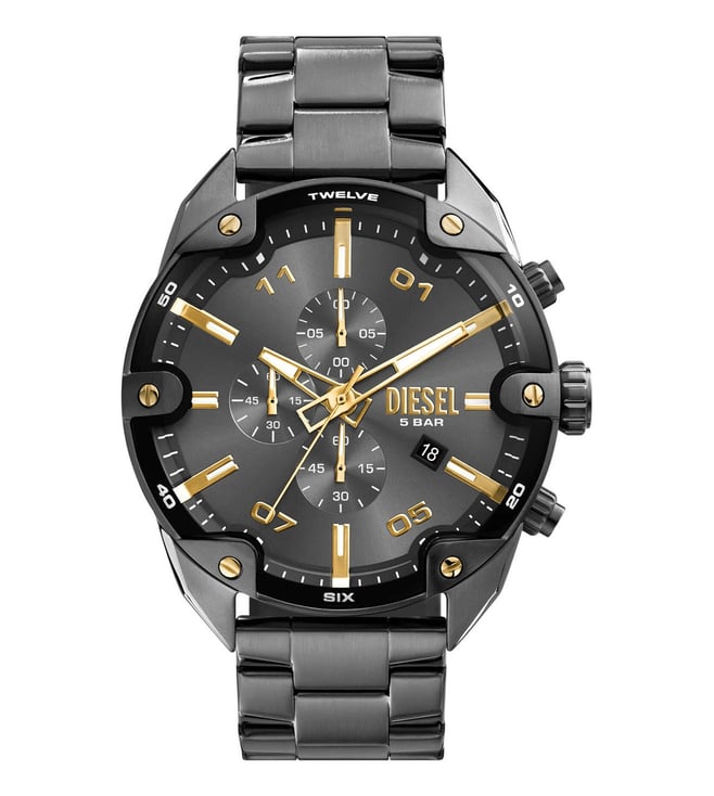 DIESEL DZ4669 Spiked Chronograph Watch for Men