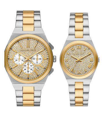 Michael Kors MK7503SET Lennox Analog Couples Watch