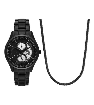 Armani Exchange AX7160SET Analog Watch for Men With Necklace