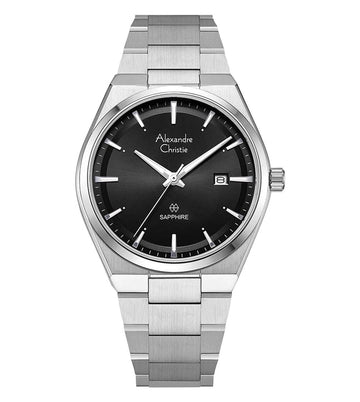 ALEXANDRE CHRISTIE Macaron Sapphire Slim Quartz Men 39mm 8697MDBSSBA