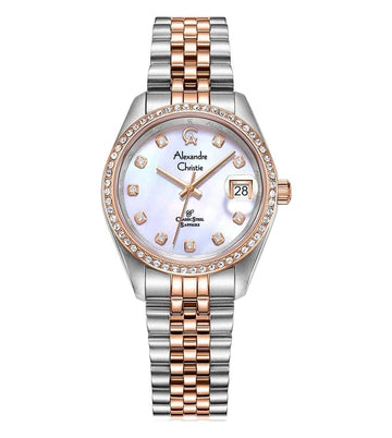 ALEXANDRE CHRISTIE 5012LDBTRMS Classic Steel Sapphire Analog Watch for Women