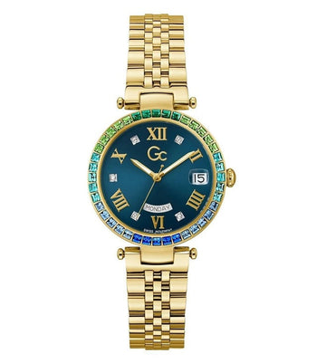 Gc Z01021L7MF Flair Crystal Analog Watch for Women