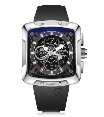 Alexandre Christie 3030GCRSSBA Square Edge Chronograph Men's Watch